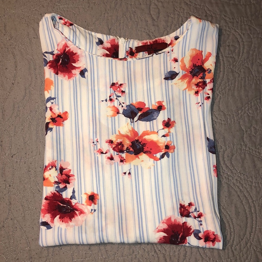 GIMMICK BKE FLORAL BLOUSE - Picture 3 of 7